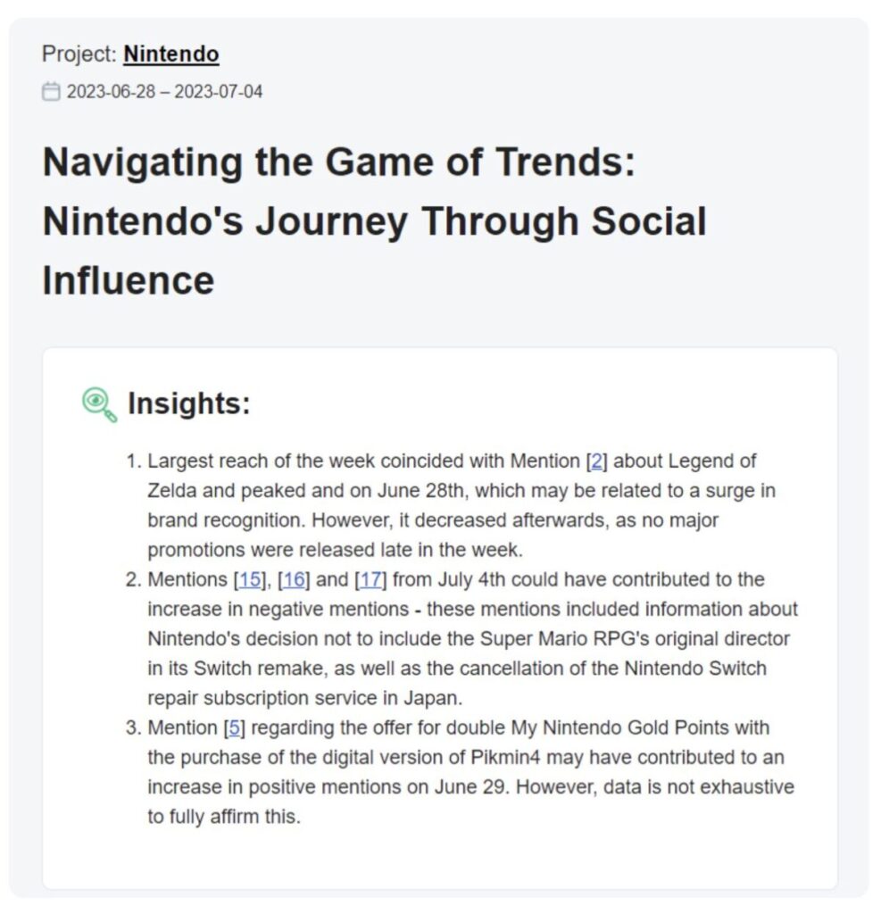 Brand24’s AI Insights