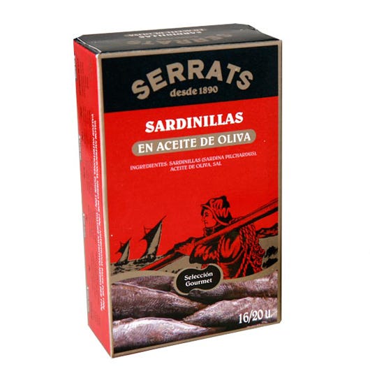 Serrats Baby Sardines in Olive Oil