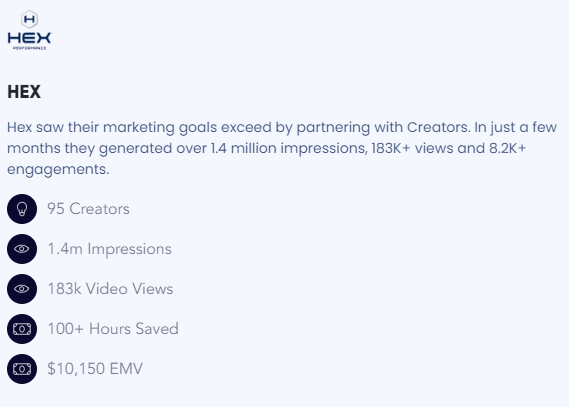 Hex success story