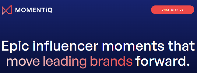 MOMENTiQ homepage 